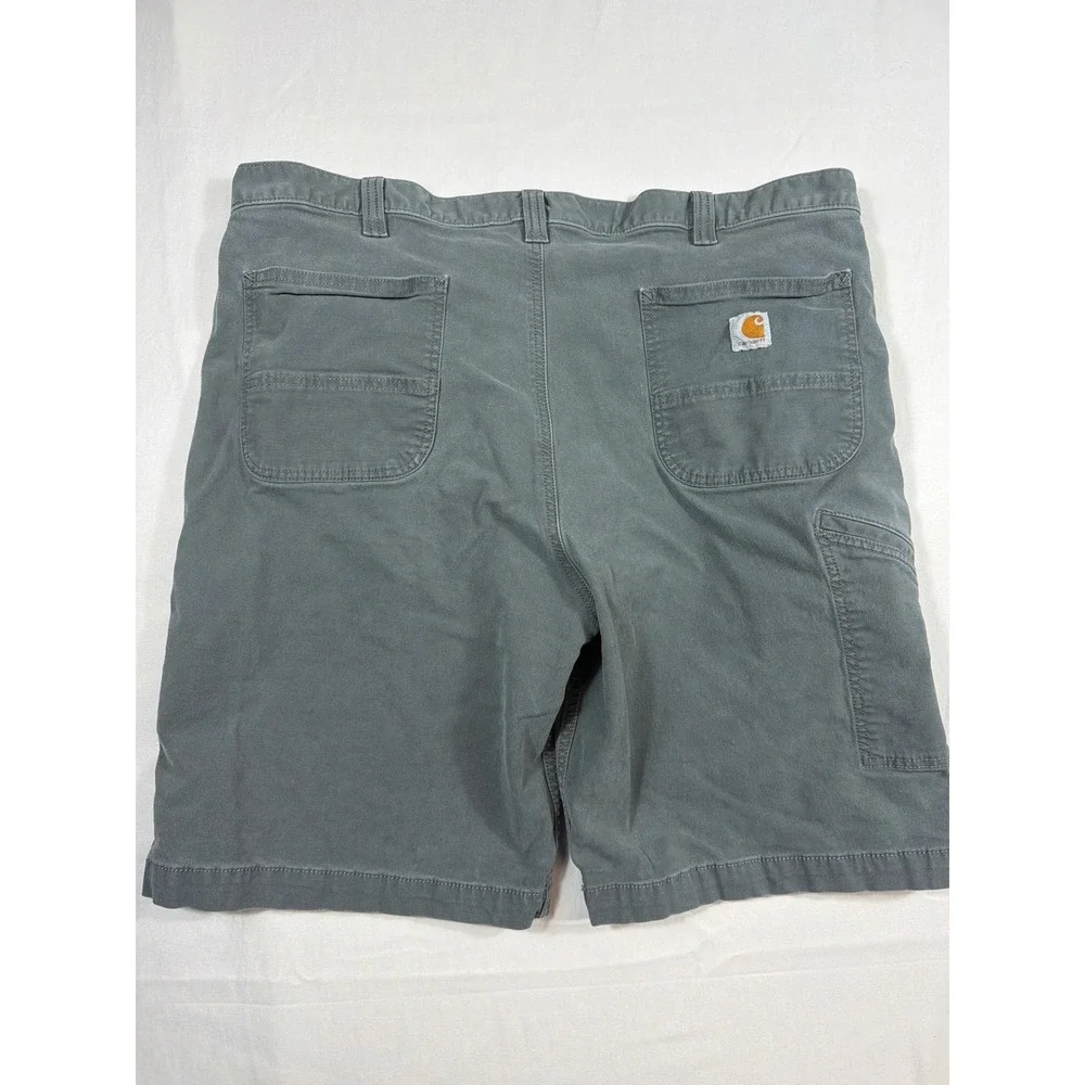 Carhartt Mens Gray Relaxed Fit Canvas Work Shorts 102514-039 Size 42